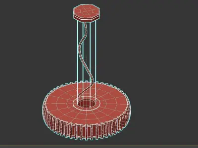 Fora - Odeon Light low poly 3d model Low-poly 3D model