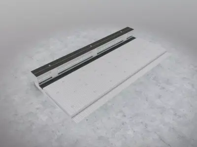 EDDB Technical Building 3 Low-poly 3D model