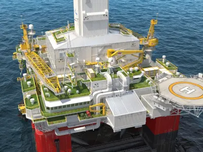  Semi Submersible Drilling Rig 