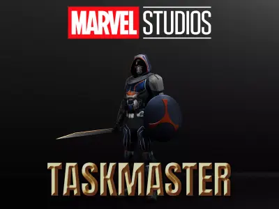 Taskmaster Low-poly 3D model