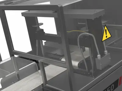  ULMA PV550 Flow Pack Packaging Machine Silver 