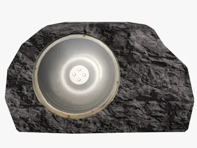 Stone Solar Spot Light 3D model