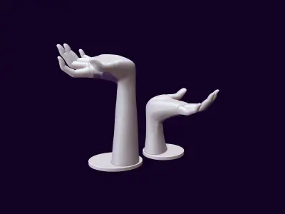 Hand mannequin for jewelry 3D print model