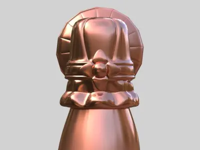Door knocker 3d model 3D model