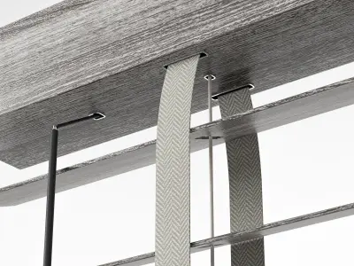 Wooden blinds Set 07 3D model