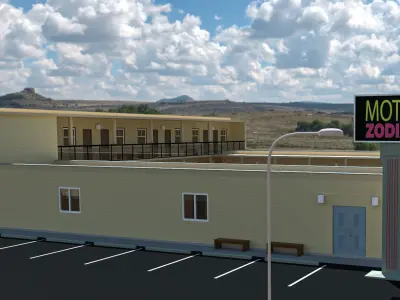 Motel Zodiac project B 3D model
