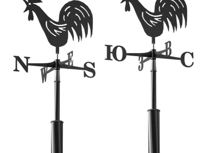 Weathervane Rooster 3D model