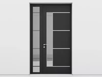 Aluminium door 150 3D model