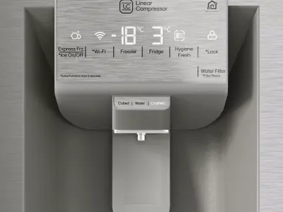 LG GC-X22FTALL Refrigerator 3D model