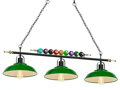 Billiards Light 3D model