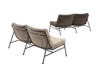 Backpack 2 Settee 3D model