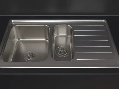 VATTUDALEN sink Ikea 88x56cm 3D model