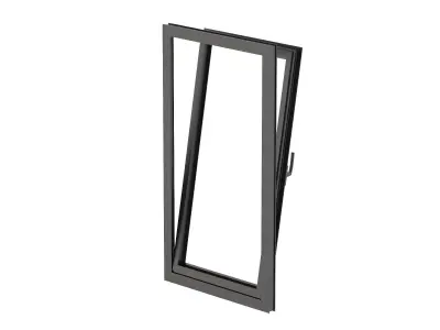 Aluminium Door 04 3D model