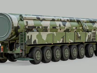  Dongfeng DF-41 Mobile Intercontinental Ballistic Missile PBR 