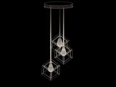 Elegant Chandelier 3D model