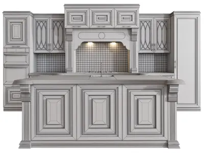 Kitchen 105 3D model