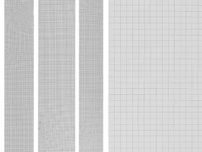 Dirt field road 3D model