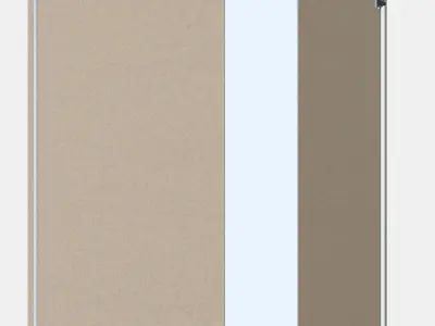 METOD Corner wall cabinet frame 1 Low-poly 3D model