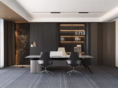 Modern Executive Office 3D model