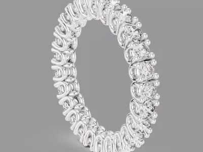 Eternity Diamond Ring  3D print model