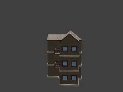 House Model 15 Low-poly 3D model