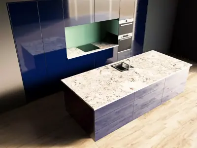 102-Kitchen6 glossy 9 3D model