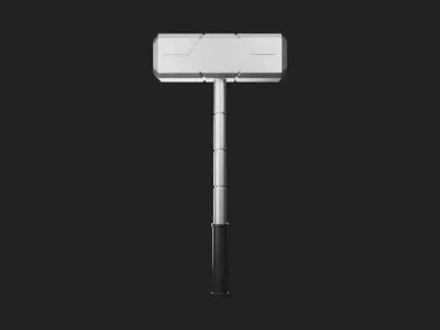 Sci Fi Hammer 01 3D print model