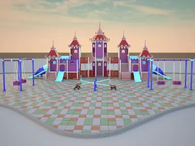  playground 3ds max model 3D model