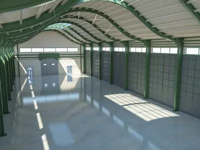 Warehouse 4 interior model 3D model