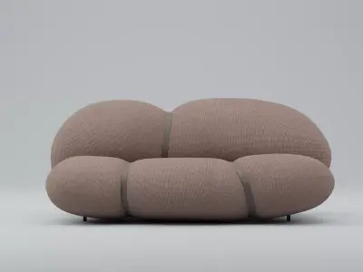 Couch Low-poly 3D model