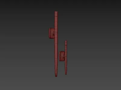 RH THADDEUS sconce 3D model