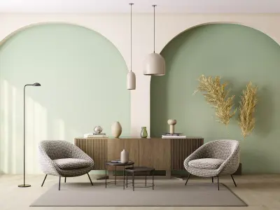 Interior scene living room 12 3D model