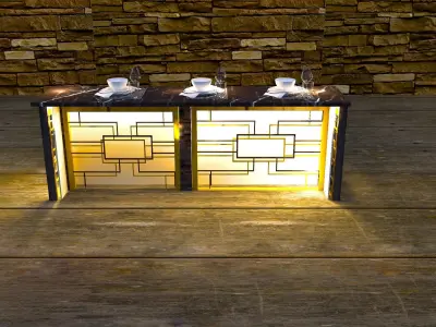 Stylish  Bar 3D print model