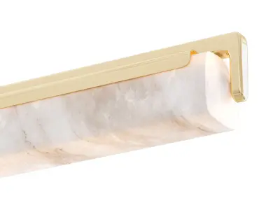 Audubon Alabaster Task Table Lamp 3D model