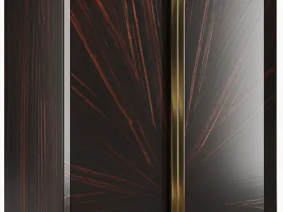 Theodore Alexander Hunter Tall Cabinet 3D model