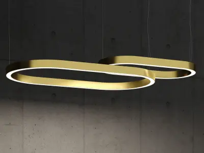 Ellipse Ceiling Light by Forstlight  3D model