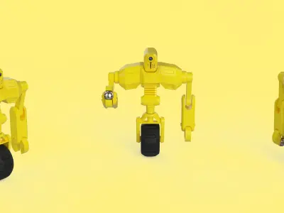 Robot 3D model 14