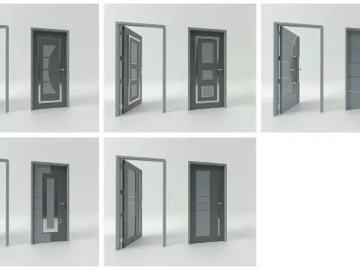 Door sets 13 3D model