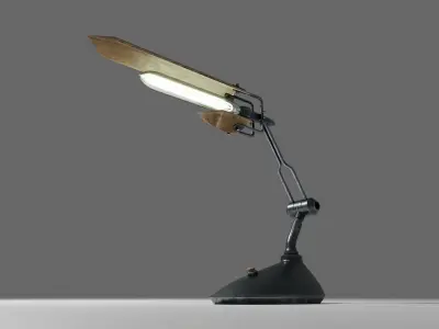 Modern or steampunk Lamp  Low-poly 3D model
