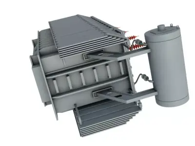 Electrical Transformer 3D model