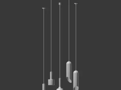 Ceiling Light Collection 3D model