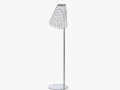 1444 - Floor Lamp Low-poly 3D model