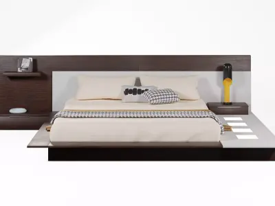 Modern design Bed 3D model