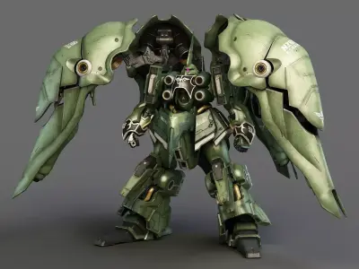 MOBILE SUIT GUNDAM NZ-666 KSHATRIYA 3D print model