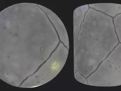 Stylized Cracked Concrete Material 01 Texture