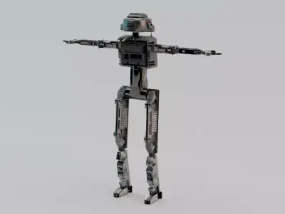 Sci-Fi Robot  3D model