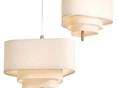 Pebble Pendant Lamp 3D model