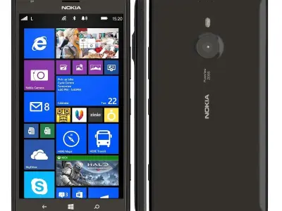 Nokia lumia 1520 black 3D model