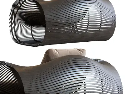 Armchair Lolah 3D model