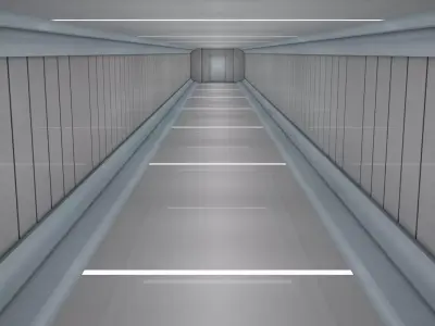 Sci Fi Interior 3D model